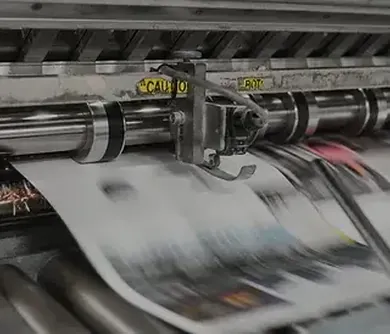 Commercial printing press